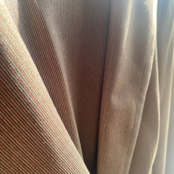 NWT EVAN-PICONE Woman Pant Suit 18 Blazer Striped Grey Brown Drk Rose 42" chest - Picture 13 of 13